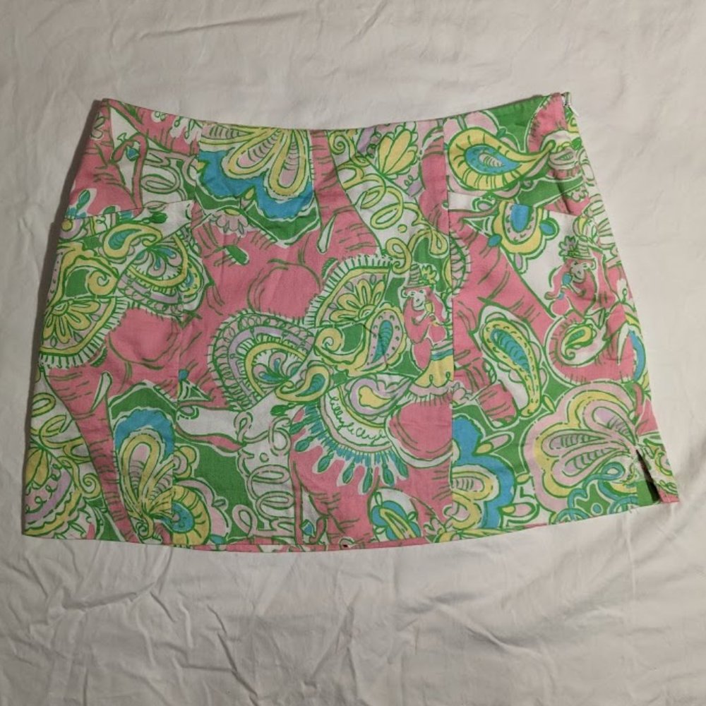 Lilly Pulitzer Chin Chin Paisley Skort Women's Size 6